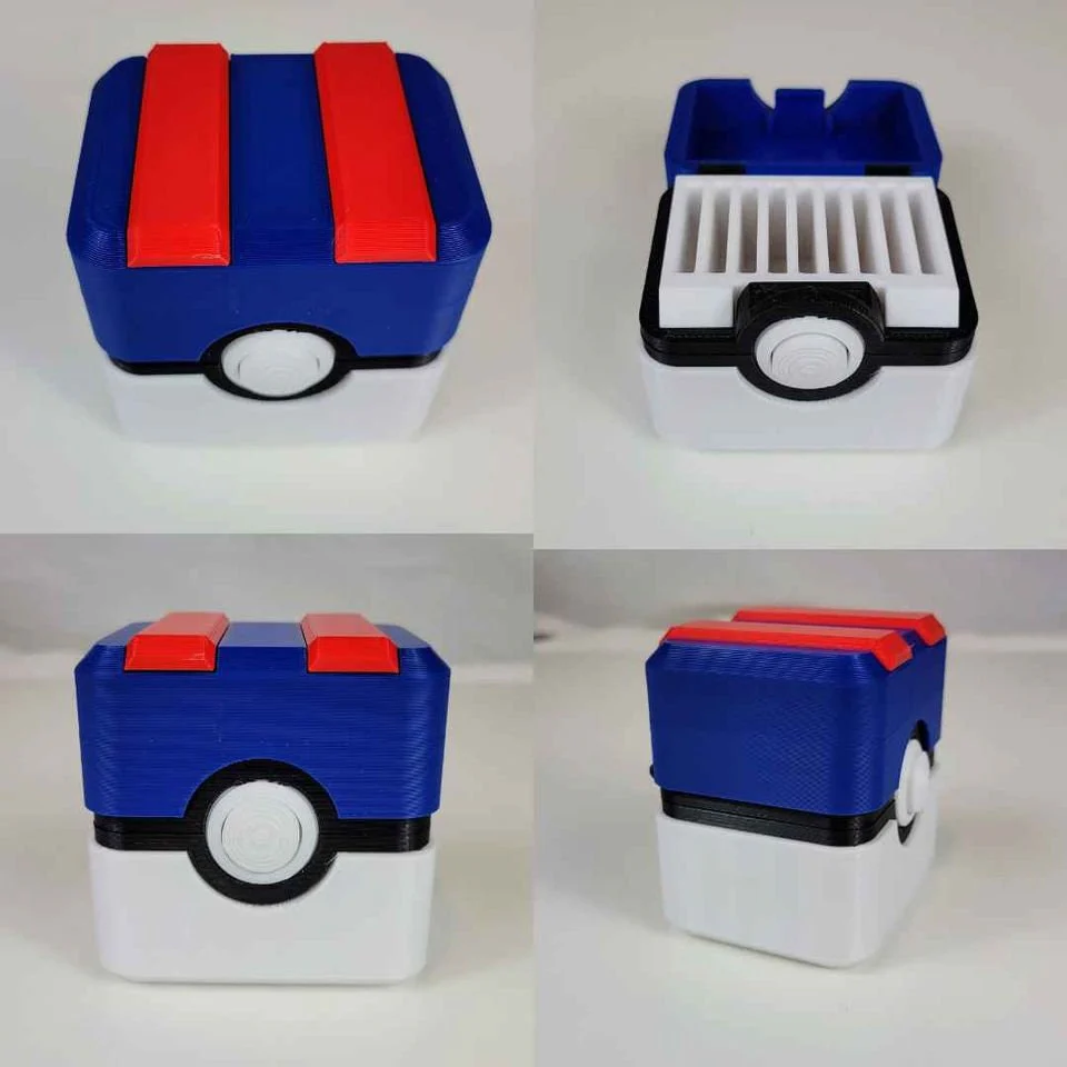 Nintendo Switch & 3DS Pokemon Pokeball Game Case Holder - Image 7